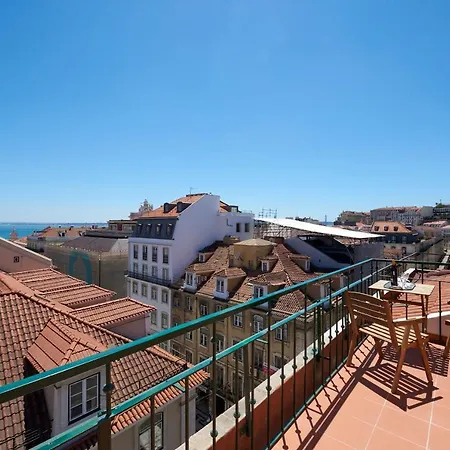 New In Booking! 360º Rooftop Lisbon&river View Apartament Lizbona